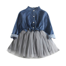 denim + tutu