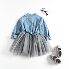 denim + tutu
