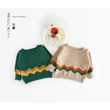 zag knit pullover