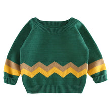 zag knit pullover