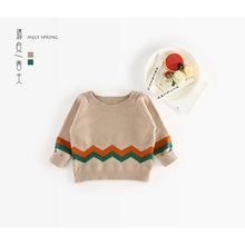 zag knit pullover