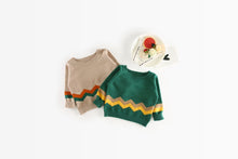 zag knit pullover
