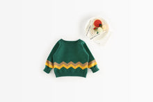 zag knit pullover