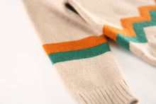 zag knit pullover