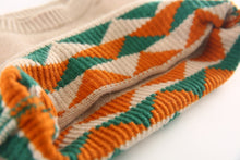 zag knit pullover